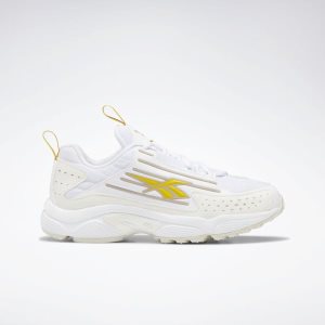 Reebok DMX Series 2K Turnschuhe Damen - Weiß/HellGrün Gelb - DE 452-MNB